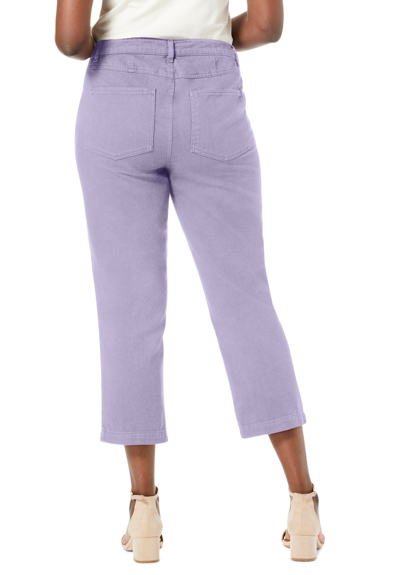Classic Cotton Denim Capri image number 1