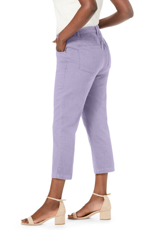 Classic Cotton Denim Capri image number 2