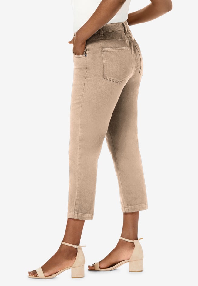Classic Cotton Denim Capri image number 2