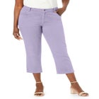 Classic Cotton Denim Capri image number null