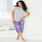 Knit Sleep Capri image number null