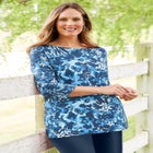 Suprema&reg; Boatneck Tunic Top image number null