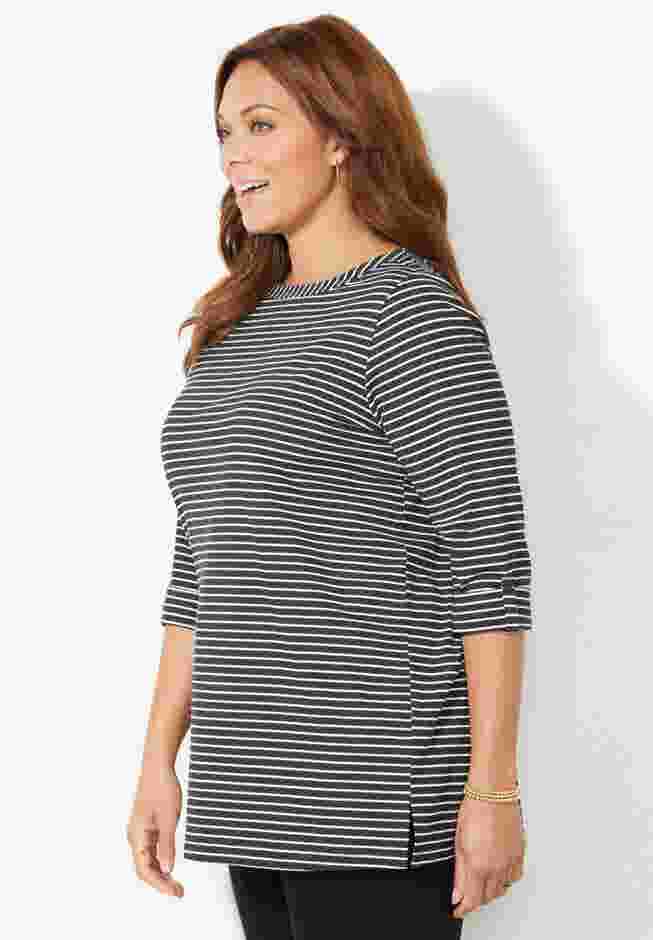 Suprema® Boatneck Tunic Top image number 3