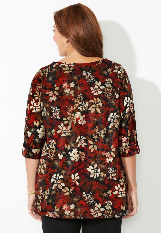 Suprema® Boatneck Tunic Top image number 1