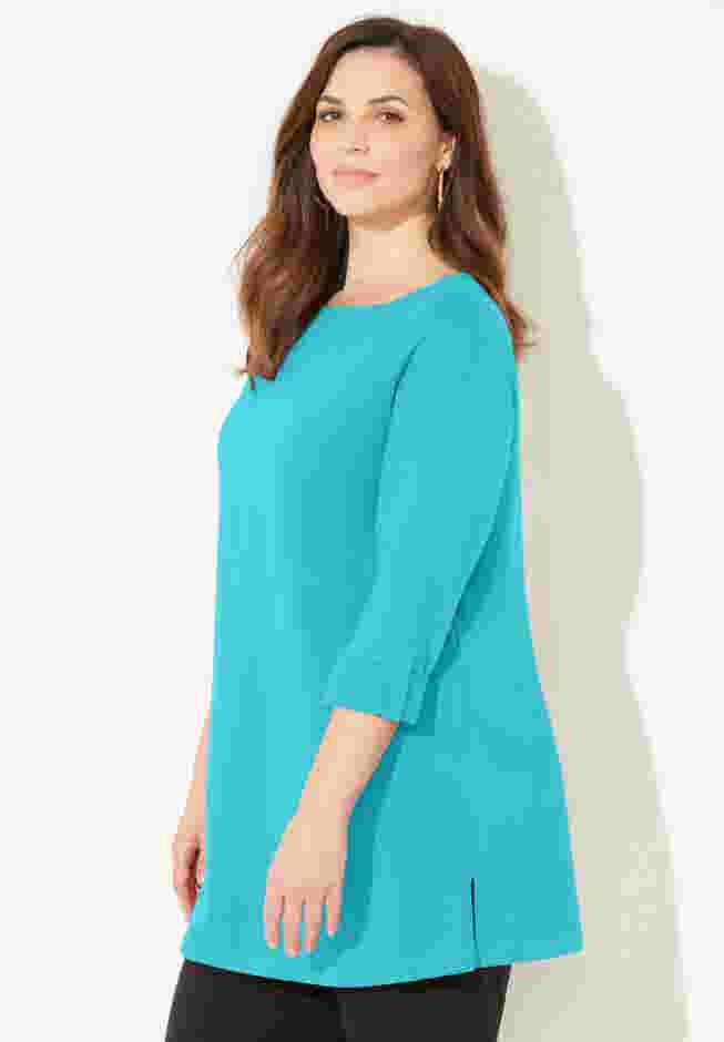 Suprema® Boatneck Tunic Top image number 2