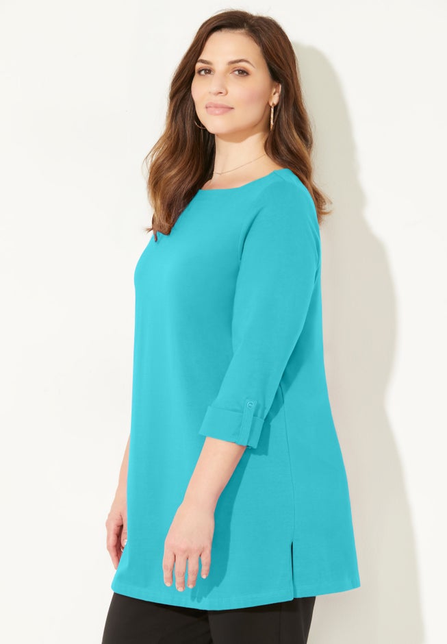 Suprema® Boatneck Tunic Top image number 2