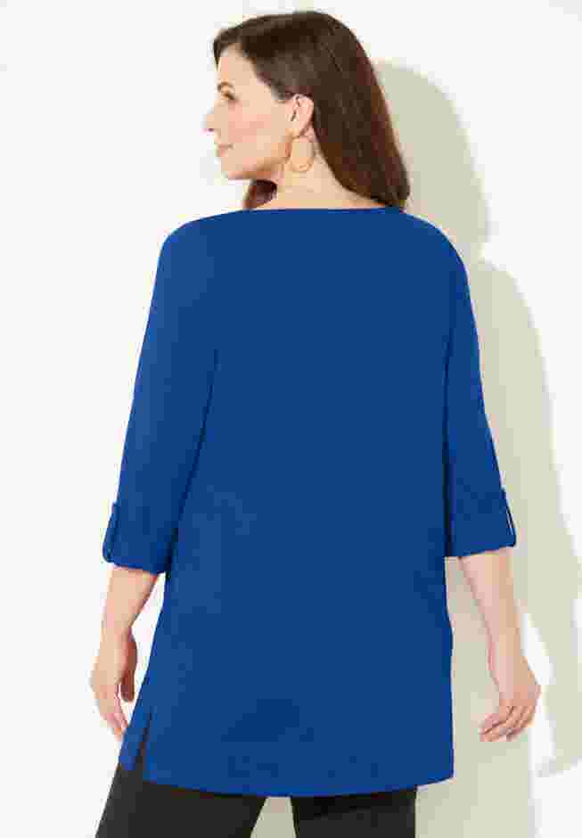 Suprema® Boatneck Tunic Top image number 1
