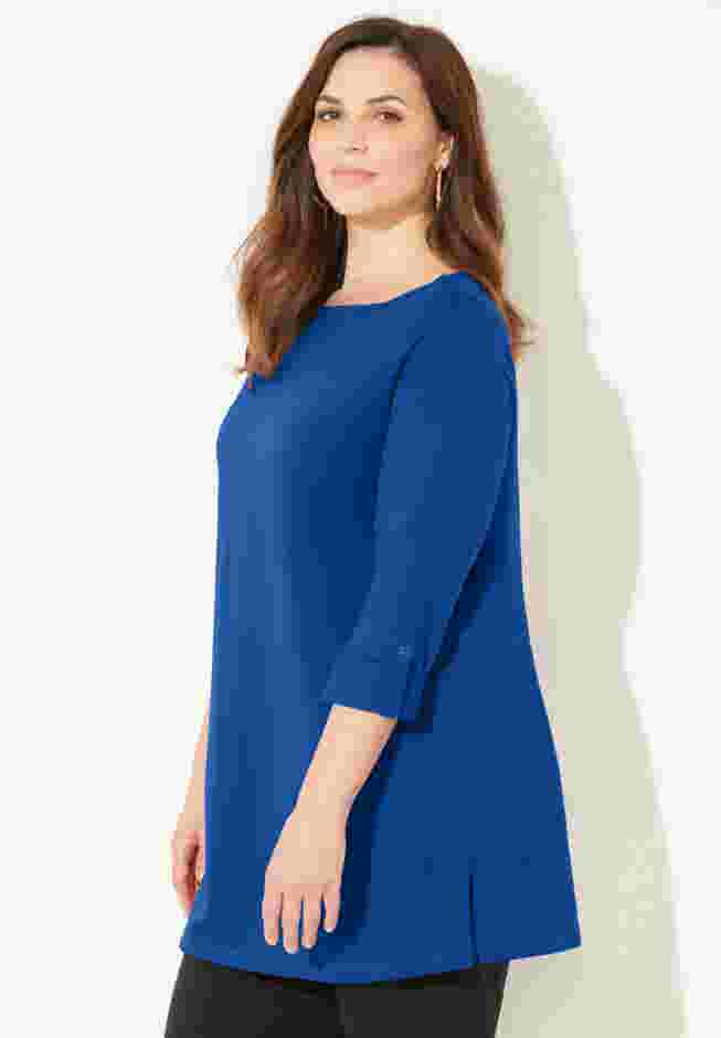Suprema® Boatneck Tunic Top image number 2