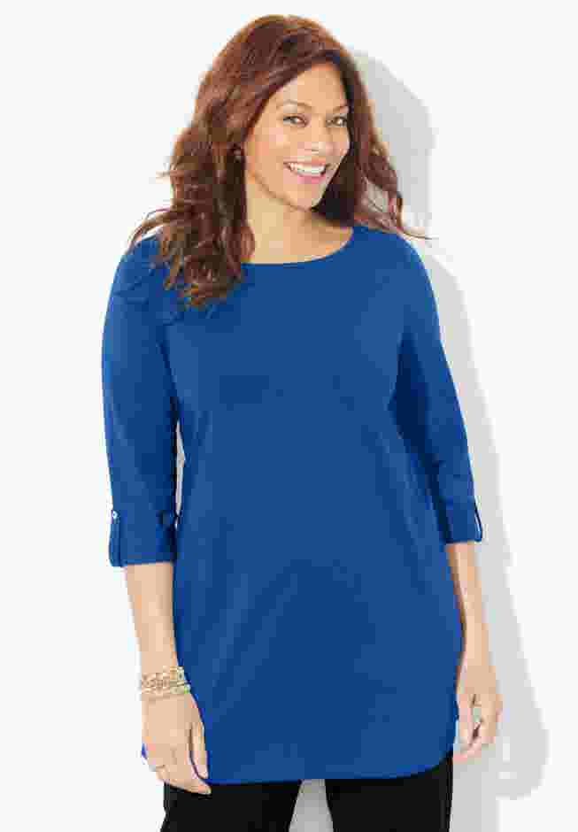 Suprema® Boatneck Tunic Top image number 0