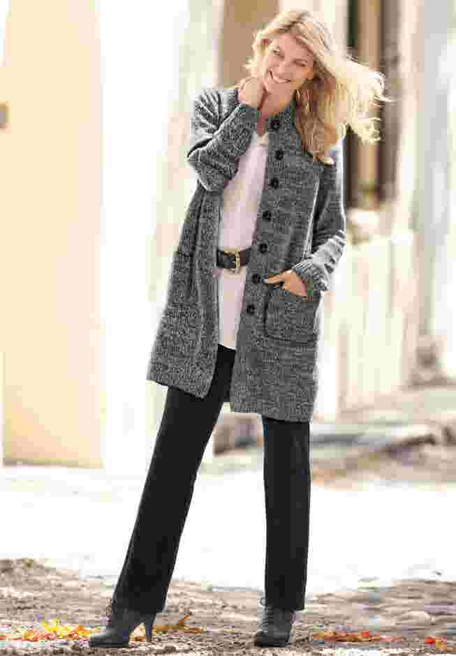 Straight-Leg Stretch Ponte-Knit Pull-On Pants image number 4