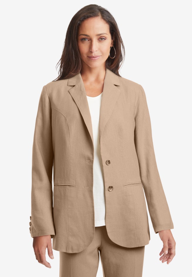 Linen Blazer image number 1