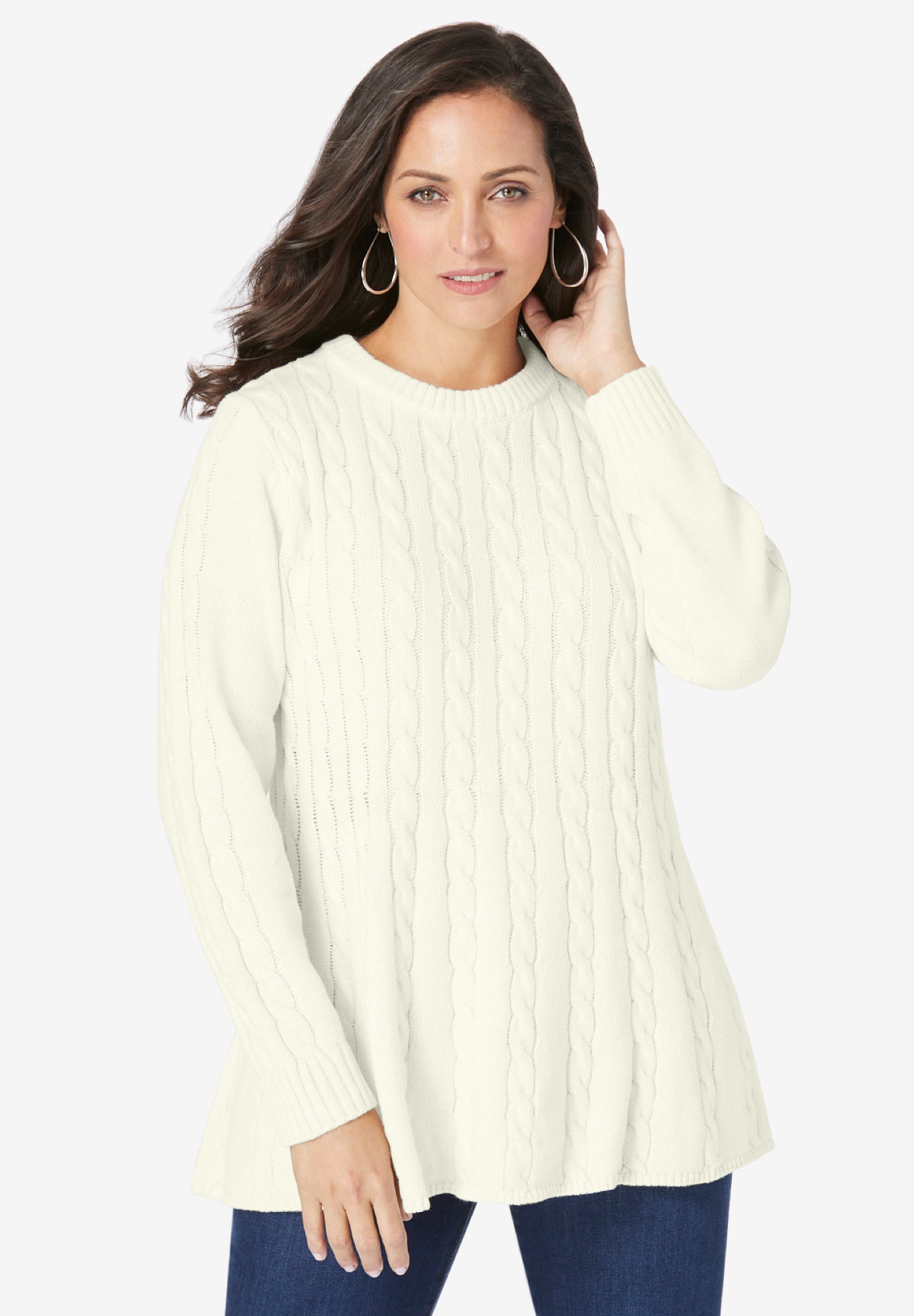 Cable Peplum image number 0