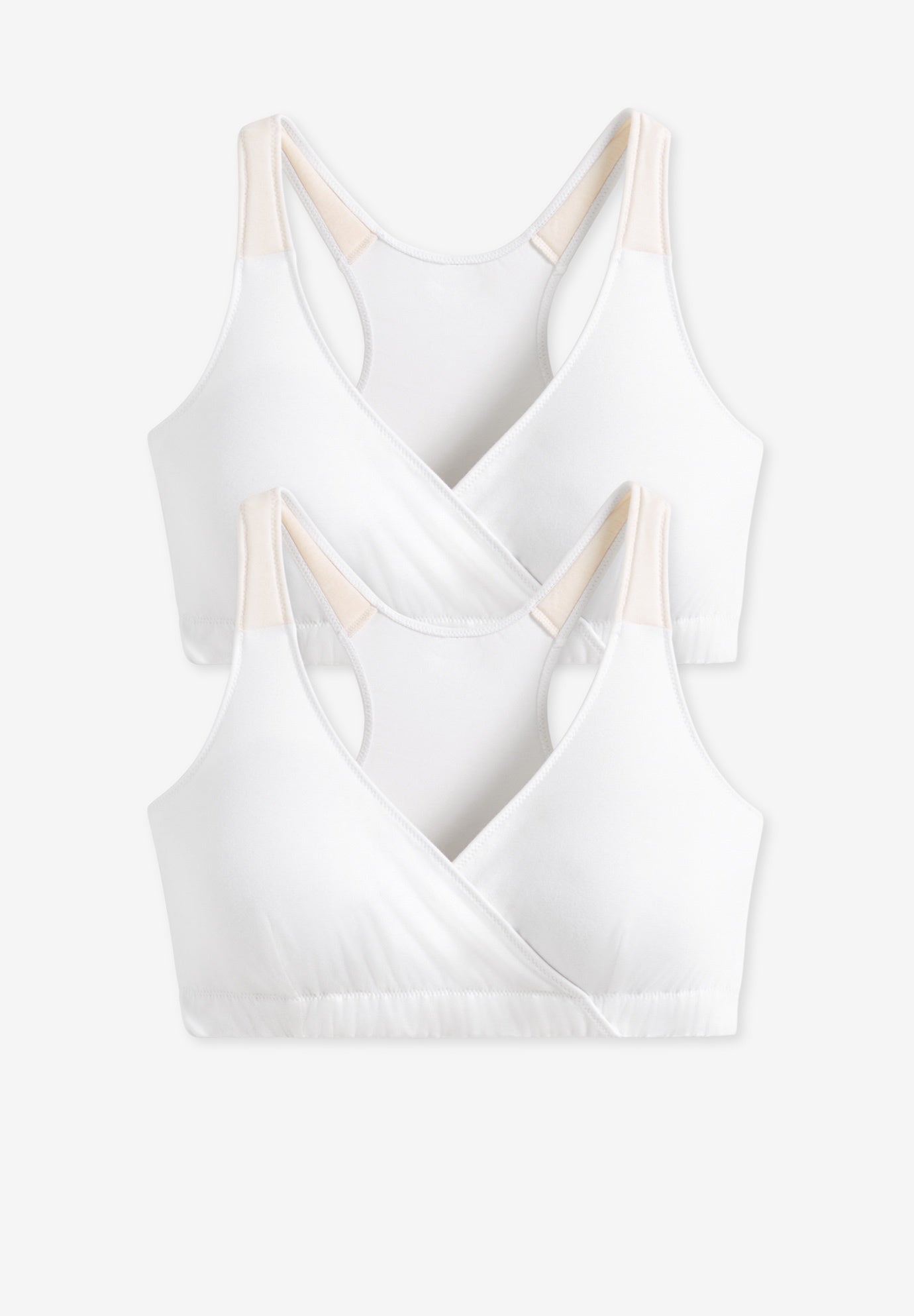 Low-Impact Cotton Sports Bra 2-Pack image number 0