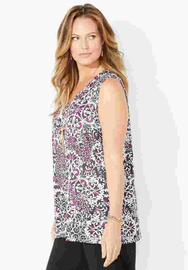 AnyWear V-Neck Tank image number 2