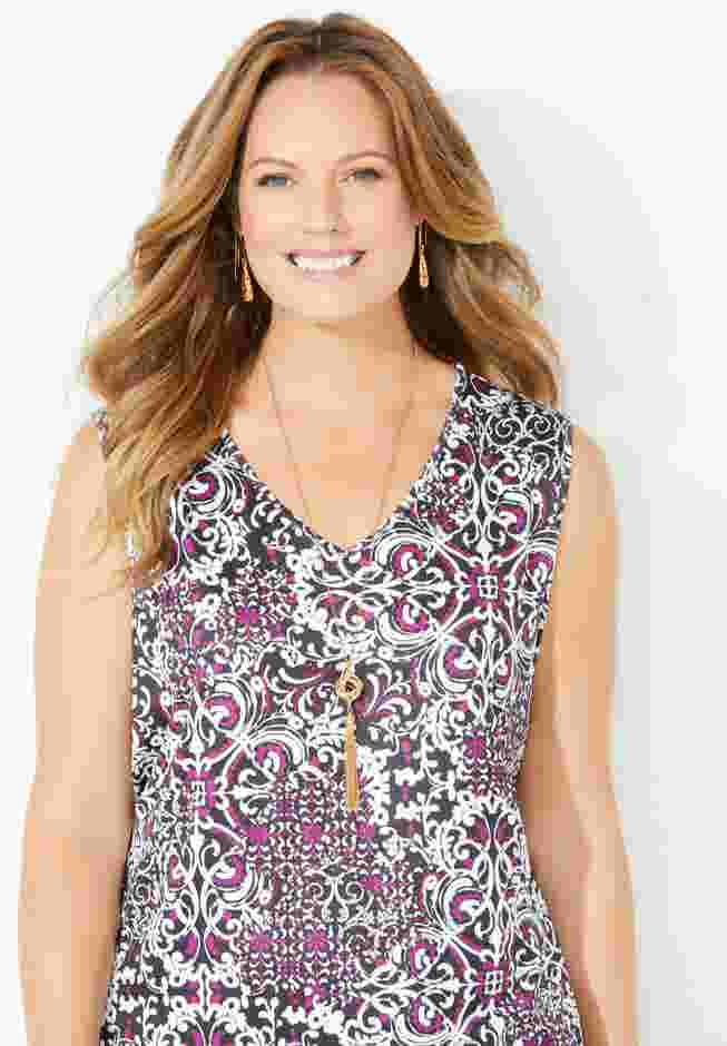 AnyWear V-Neck Tank image number 3