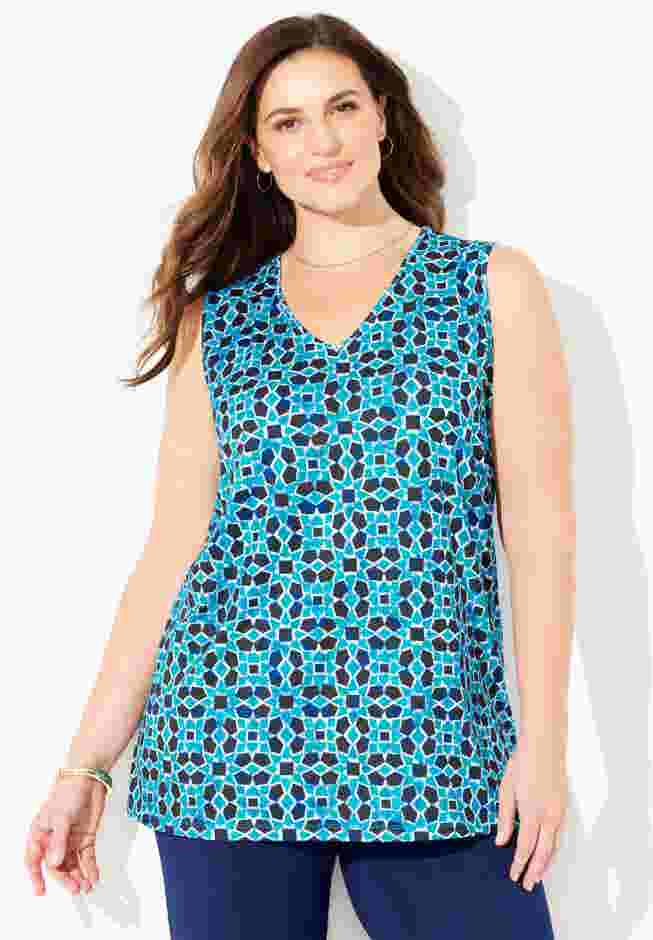 AnyWear V-Neck Tank image number 0