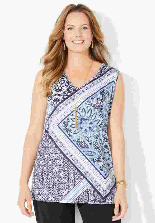 AnyWear V-Neck Tank image number 0