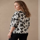 Stretch Cotton V-Neck Tee image number null