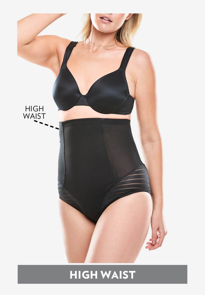 Shadow Stripe Shaper High-Waist Brief image number 0