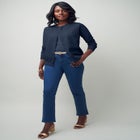 Fine Gauge Eyelet Cardigan image number null