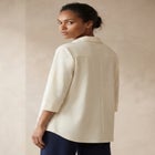 Stretch Knit Crepe Trapeze Tunic image number 1