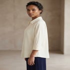Stretch Knit Crepe Trapeze Tunic image number 2