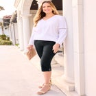 Everyday Capri with Sparkle Hem image number null