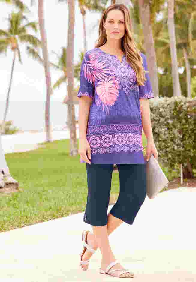 Everyday Capri with Sparkle Hem image number 6
