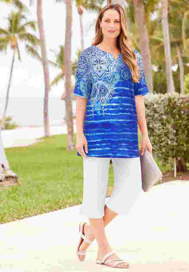 Everyday Capri with Sparkle Hem image number 7