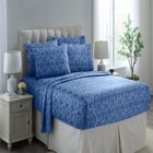 Printed Damask 6-PC. Sheet Set image number 2