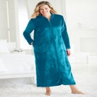 Plush Zip-Front Robe image number null