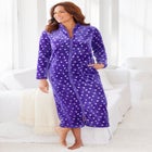 Plush Zip-Front Robe image number null
