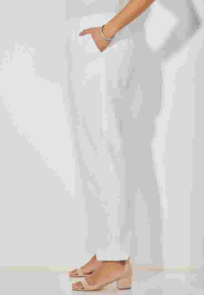 Knit Waist Linen Pant image number 2