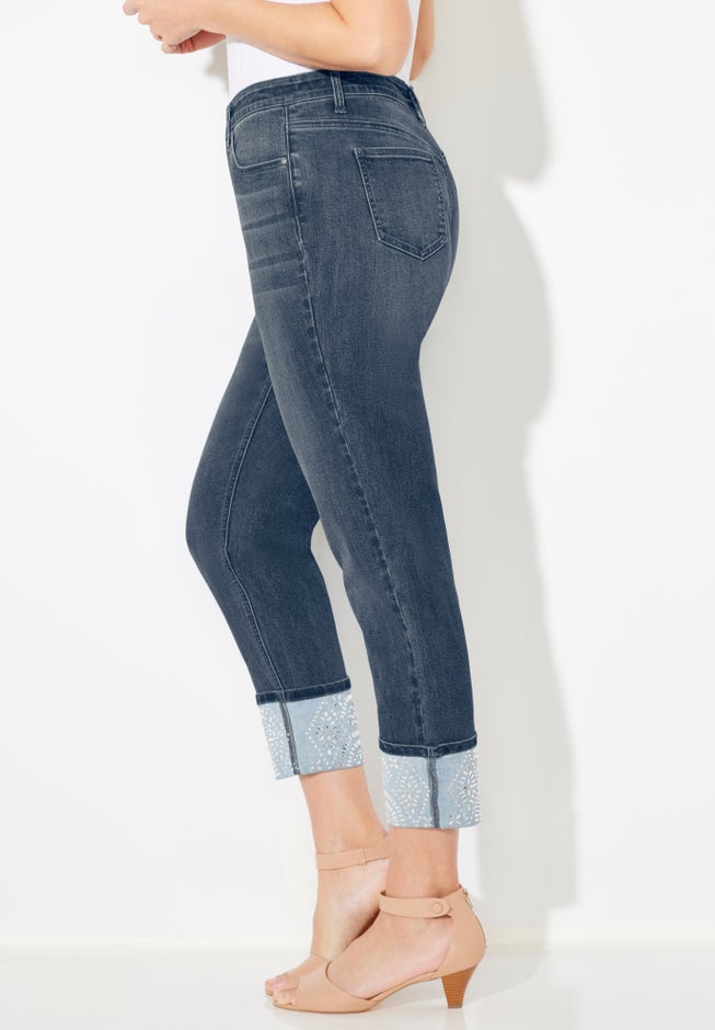 Shimmer Cuff Jean image number 2