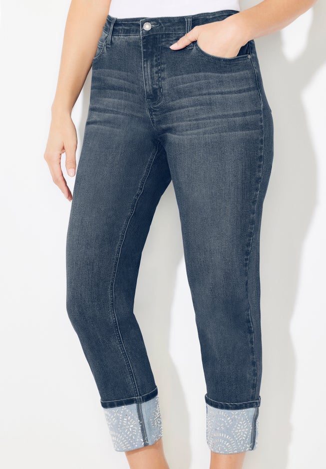 Shimmer Cuff Jean image number 3