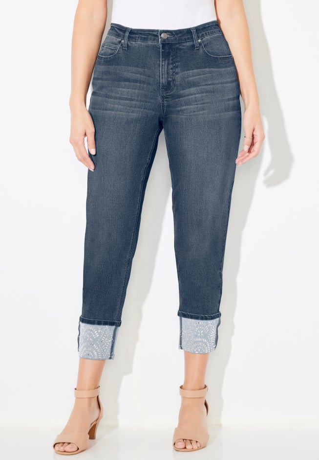 Shimmer Cuff Jean image number 0