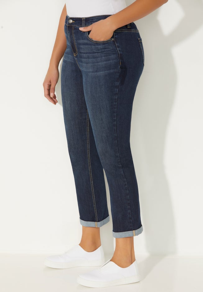 Girlfriend Roll Cuff Jean image number 2