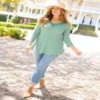 Girlfriend Roll Cuff Jean image number null