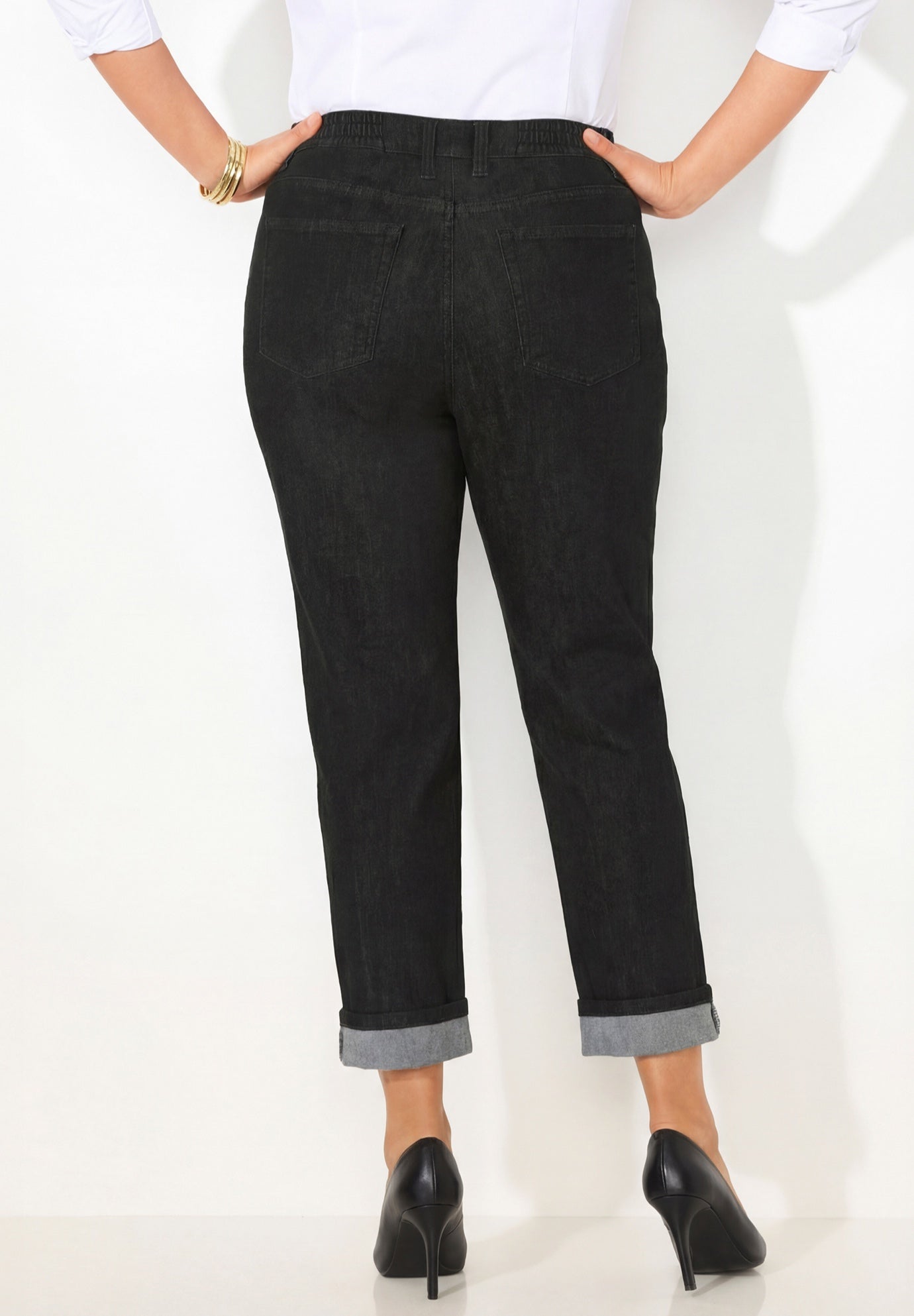 Girlfriend Roll Cuff Jean image number 1