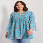 Keyhole Bell Sleeve Tunic image number 0