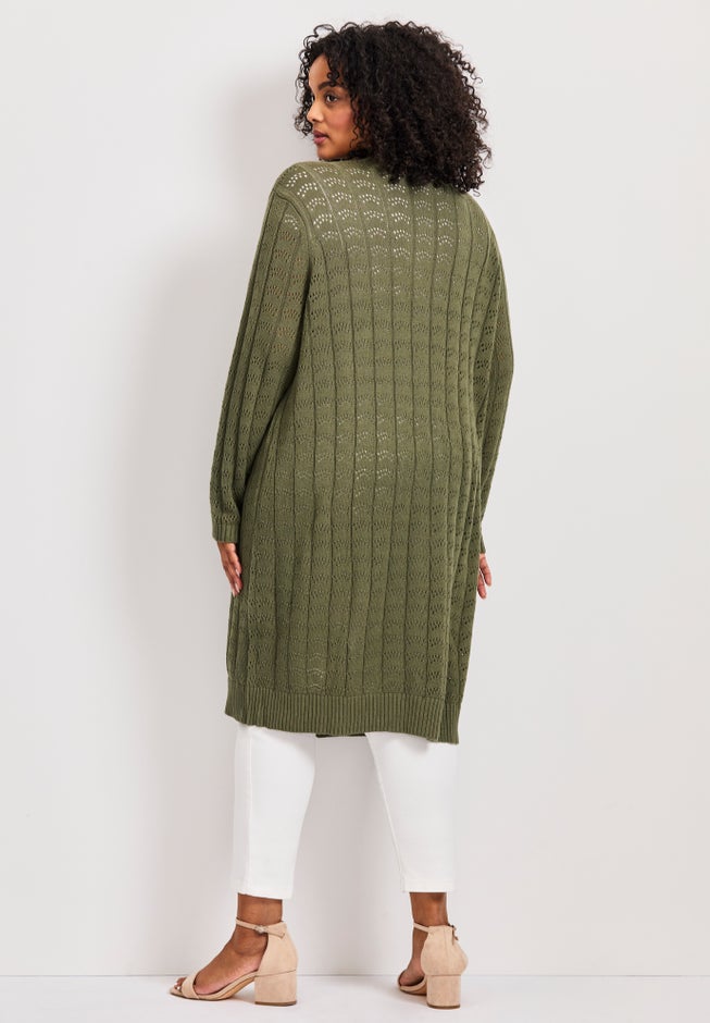 Pointelle Duster image number 1