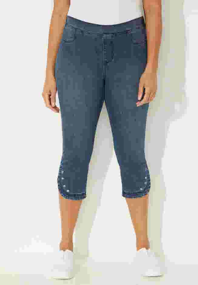 Sparkle Hem Capri image number 0