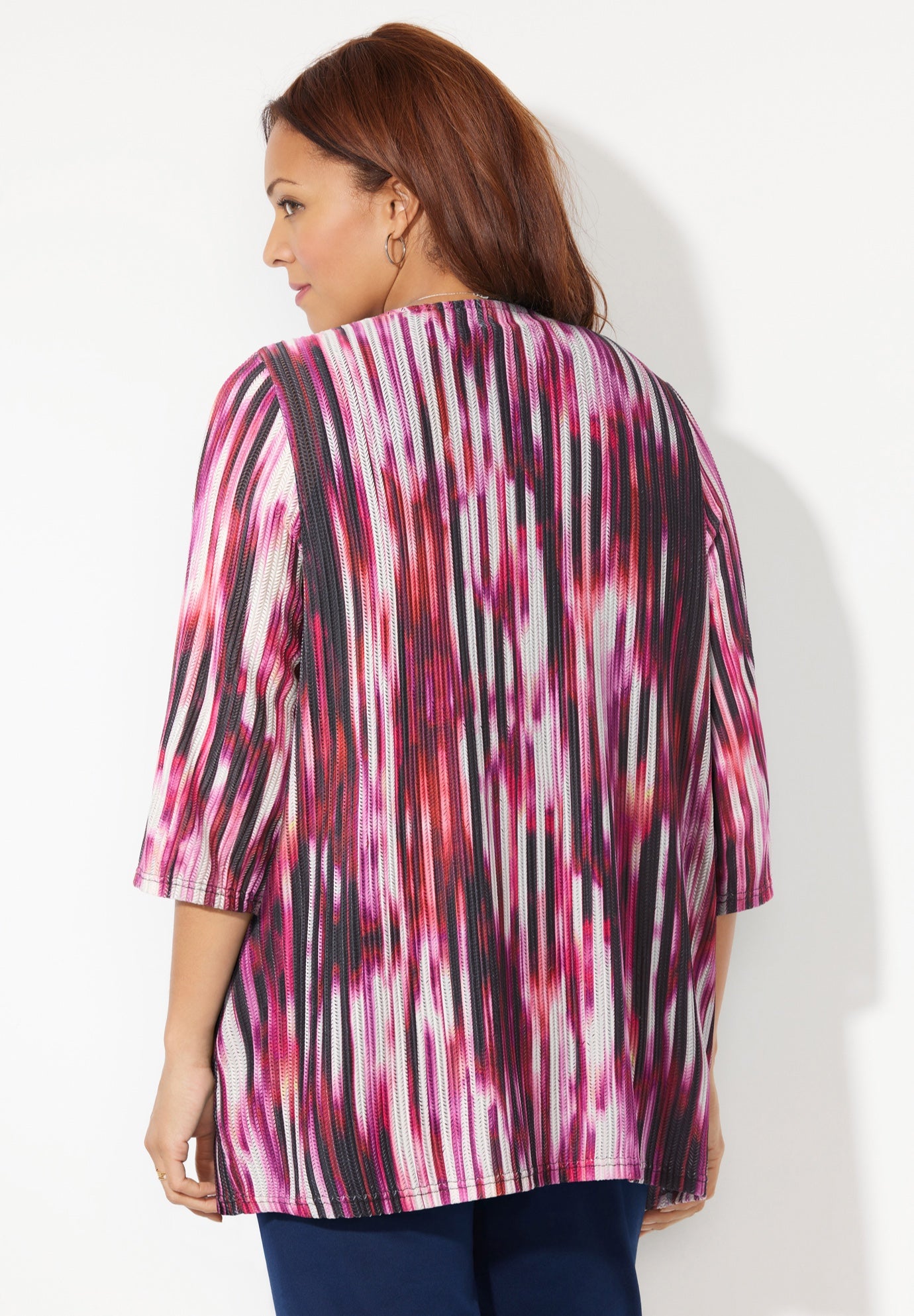 Harmony Knit Herringbone Cardigan image number 1