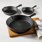 3-Pc. Cast Iron Skillet Set image number null