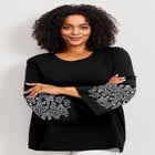 Novelty Bell Sleeve Top image number null