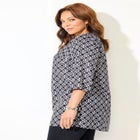 Y-Neck Stud Accent Tunic image number null