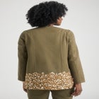 Embroidered Denim Topper image number null