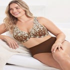 Embroidered Front-Close Underwire Bra image number null