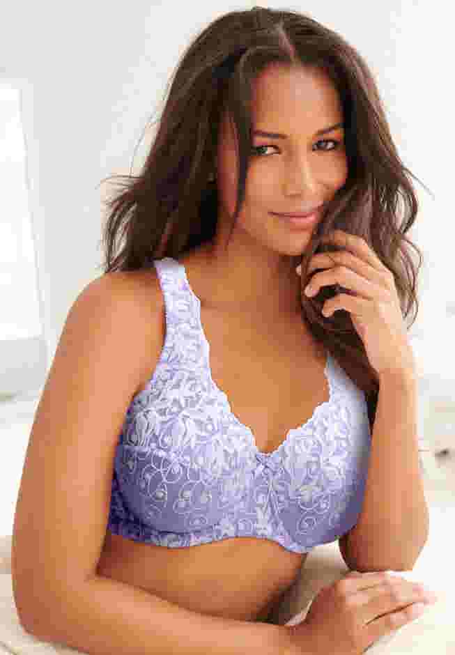 Embroidered Underwire Bra image number 0