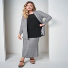 Stretch Knit Maxi Skirt image number null